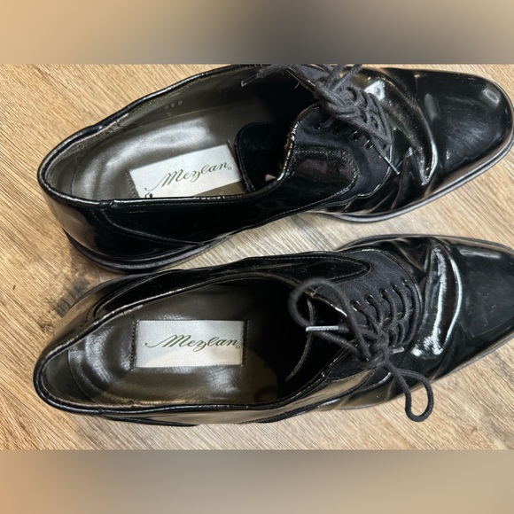 Mezlan Opera Formal Patent Leather Black Wedding Shoes Men’s Made Spain US 10 - Picture 7 of 12